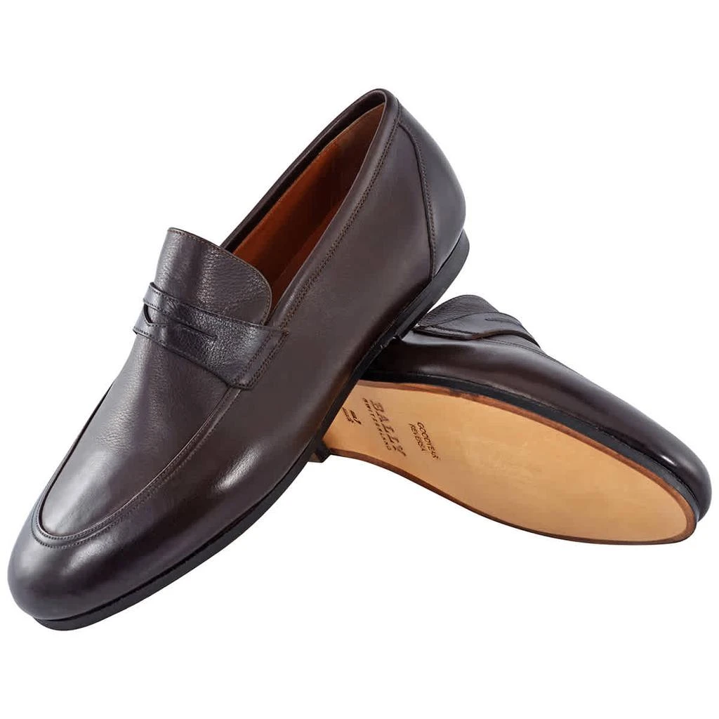 商品Bally|Bally Mens Plator Coffee Penny Loafers, Brand Size 6 ( US Size 7 ),价格¥946,第2张图片详细描述