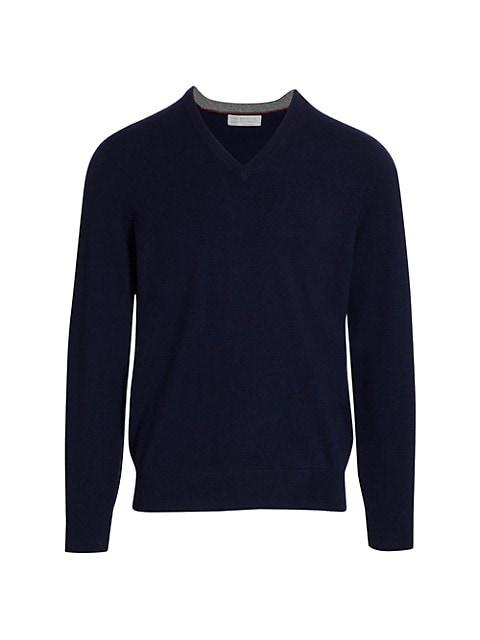 Cashmere V-Neck Sweater商品第1张图片规格展示