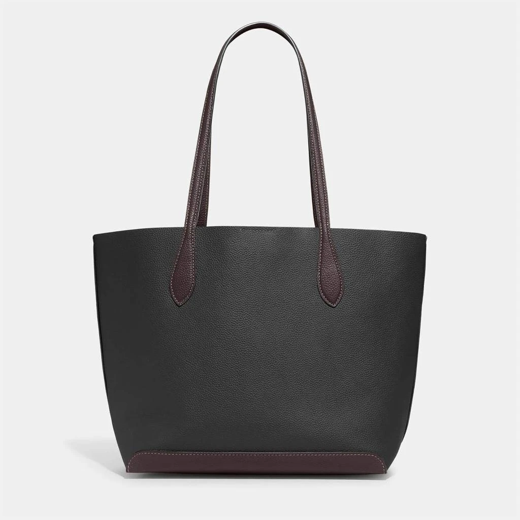 商品Coach|Coach Women's Colourblock Leather Kia Tote Bag - Black Multi,价格¥1383,第3张图片详细描述