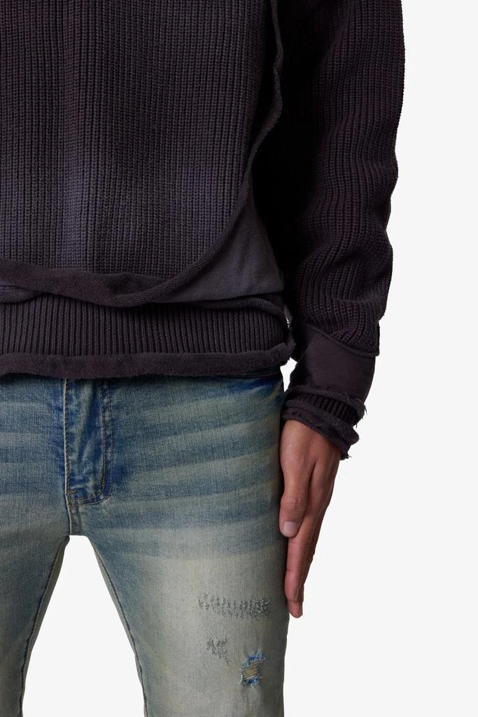 Dug Up Distressed Sweater - Charcoal Grey 商品