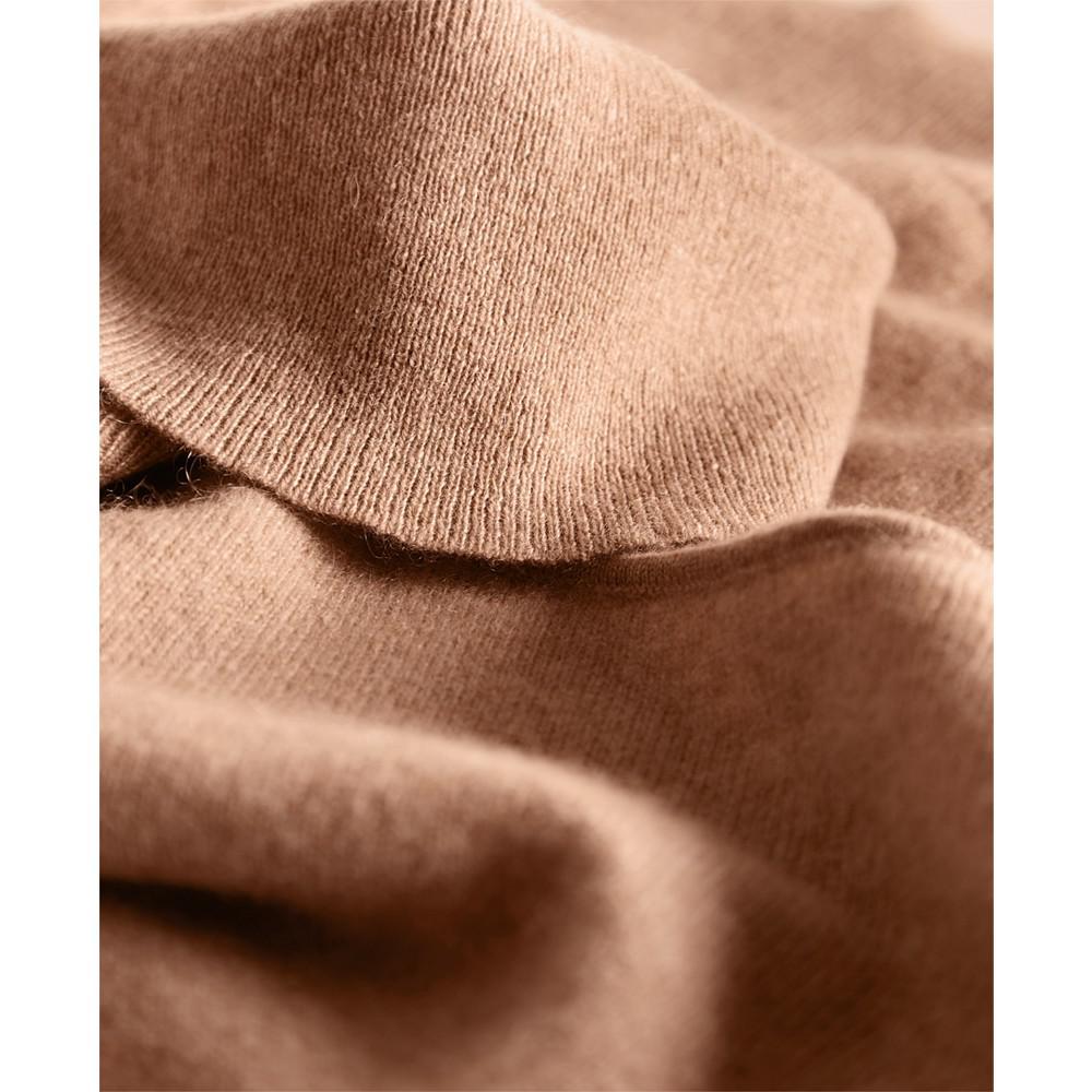 Women's Cashmere Cold-Shoulder Turtleneck Sweater, Created for Macy's商品第4张图片规格展示