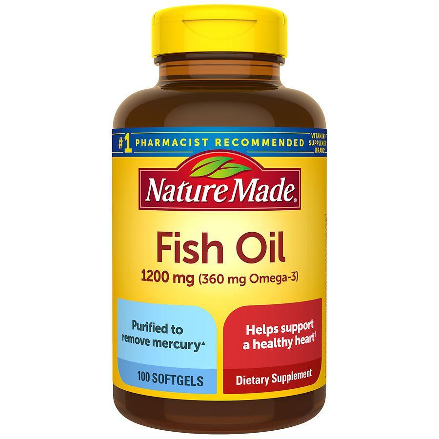 Nature Made | Fish Oil 1200 mg Softgels 137.11元 商品图片