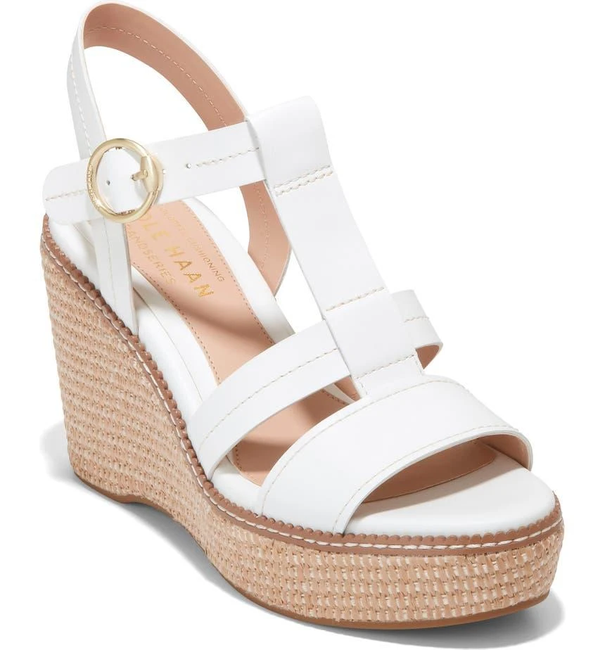 商品Cole Haan|Cloudfeel Espadrille Wedge Sandal,价格¥596,第1张图片