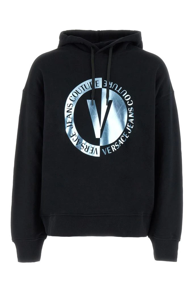 商品Versace|Versace Jeans Couture Logo Printed Drawstring Hoodie,价格¥1619,第1张图片