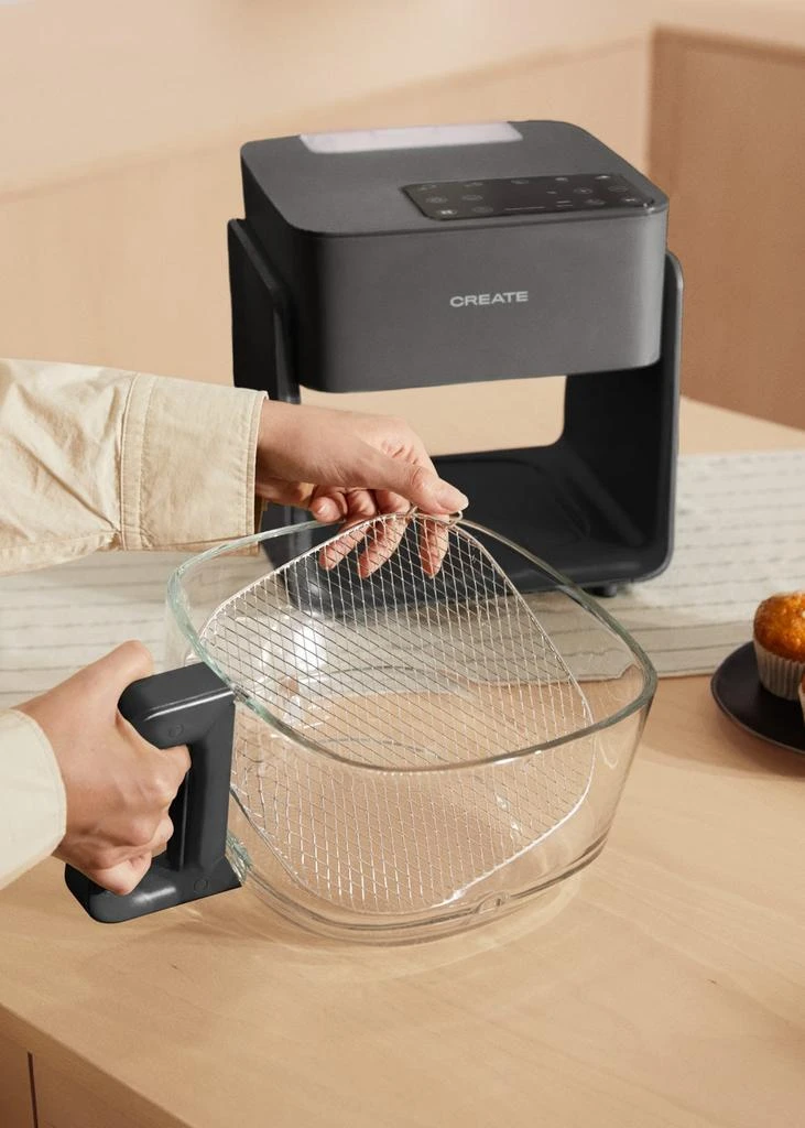 商品预计3周后发货 Create|Air Fryer Mist - Friteuse Sans Huile 4,2 L Avec Vaporisateur D'Eau - Noir,价格¥805,第2张图片详细描述