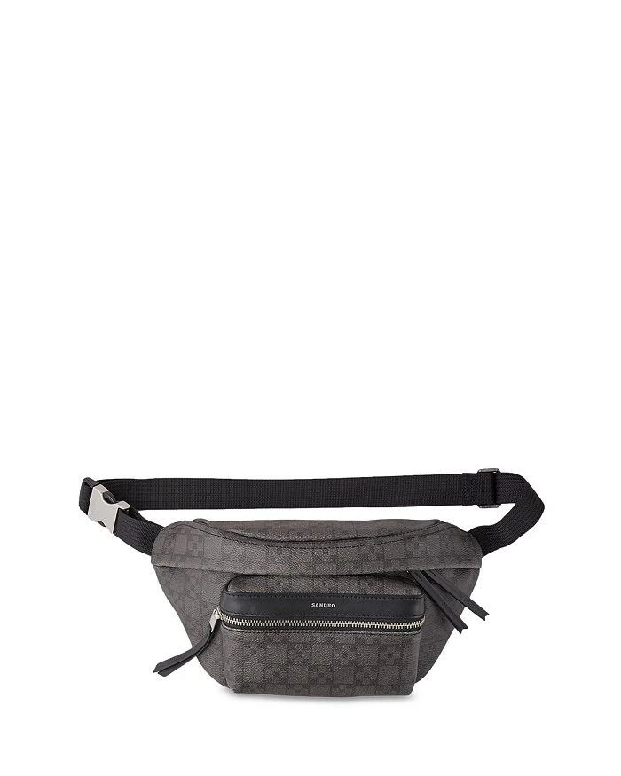 商品Sandro|Men's Coated Canvas Belt Bag,价格¥1440,第1张图片