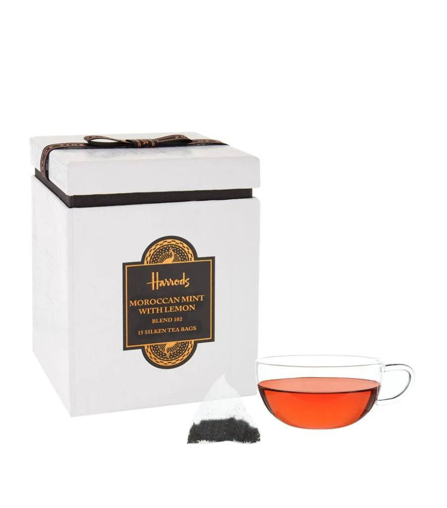 商品Harrods|No. 102 Moroccan Mint And Lemon Tea (15 Tea Bags),价格¥99,第2张图片详细描述