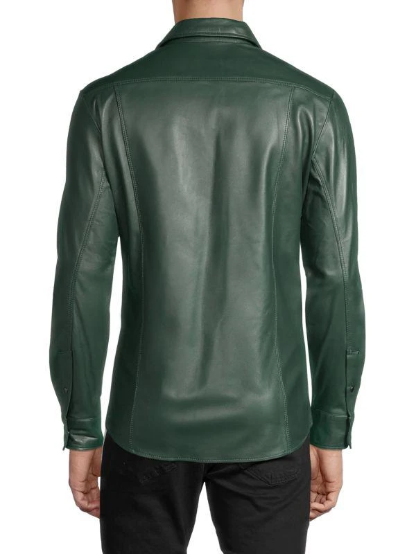 商品RON TOMSON|Leather Shirt,价格¥1103,第2张图片详细描述