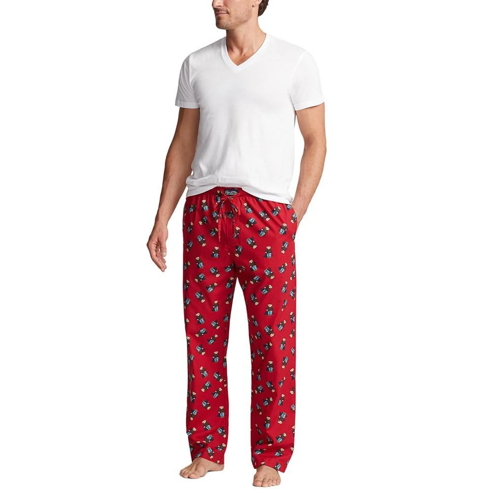 商品Ralph Lauren|Men's Cotton Polo Bear Printed Pajama Pants,价格¥440,第3张图片详细描述