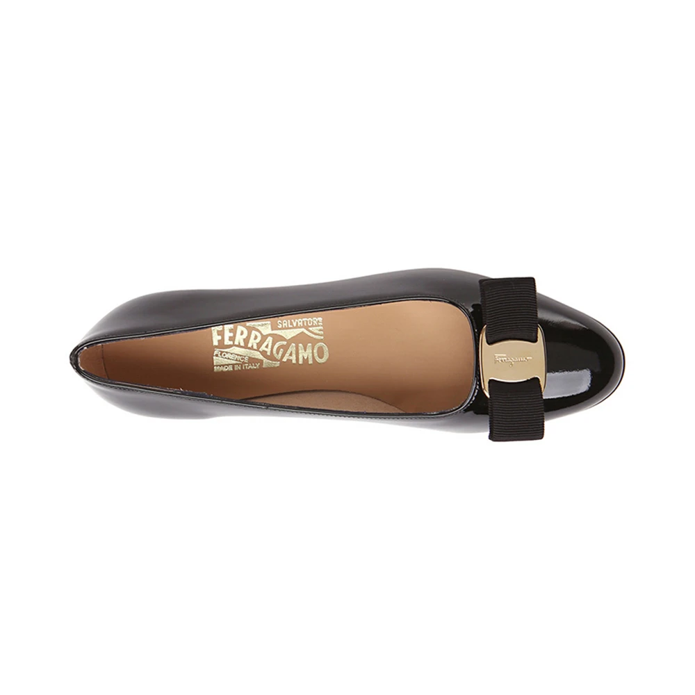 SALVATORE FERRAGAMO 黑色女士低跟鞋 0574572-NP-C-NERO 商品