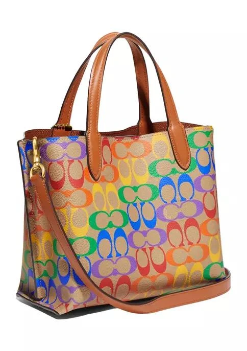 商品Coach|Pride Coated Canvas Signature Willow Tote 24,价格¥2447,第2张图片详细描述