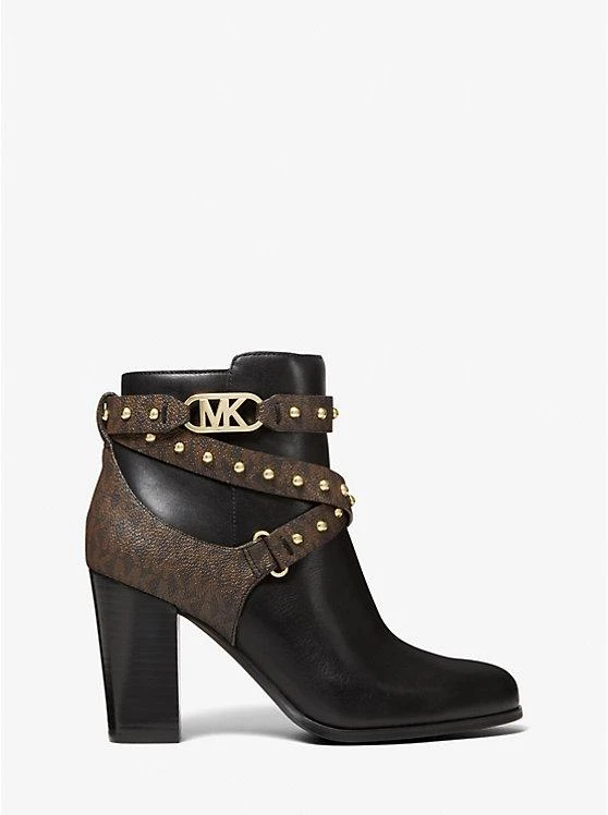 商品Michael Kors|Kincaid Studded Logo Trim Ankle Boot,价格¥593,第2张图片详细描述