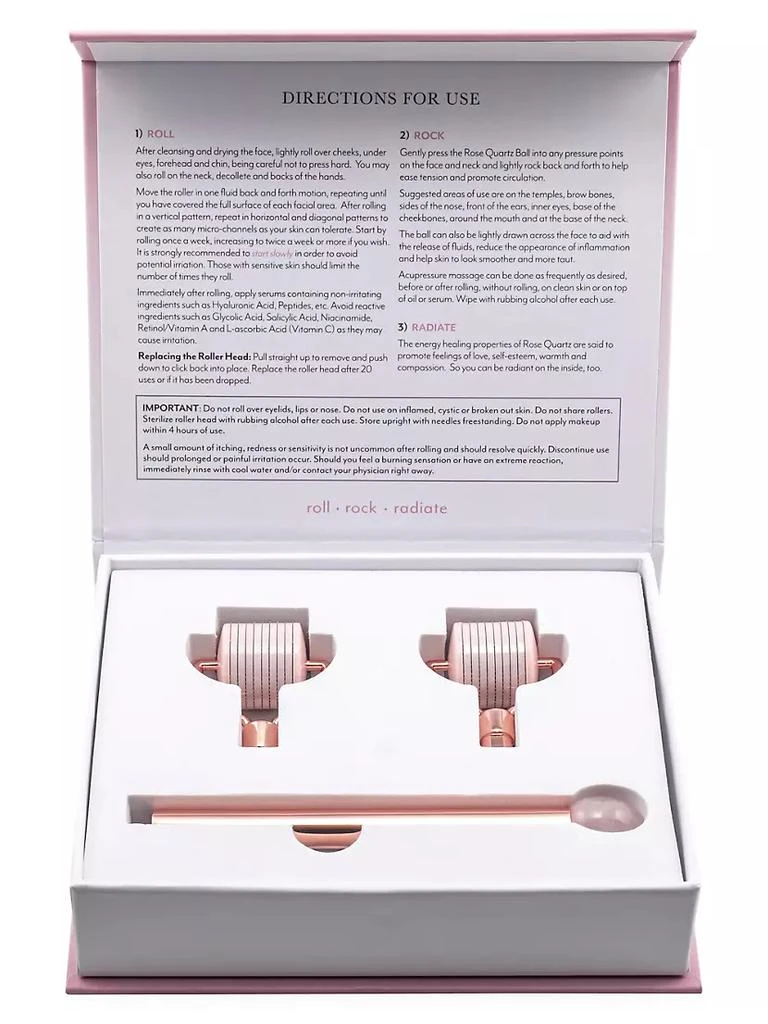商品Jenny Patinkin|Rose On Rose 3-Piece Derma Roller Set,价格¥391,第2张图片详细描述