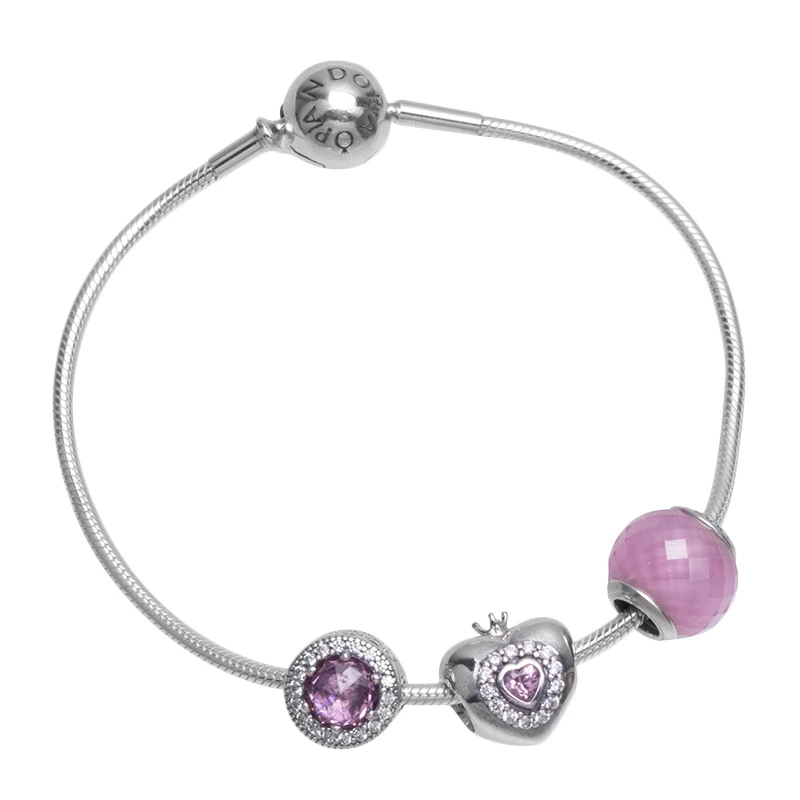 商品[国内直发] PANDORA|PANDORA 粉色女士手镯 PAND00082,价格¥565,第1张图片