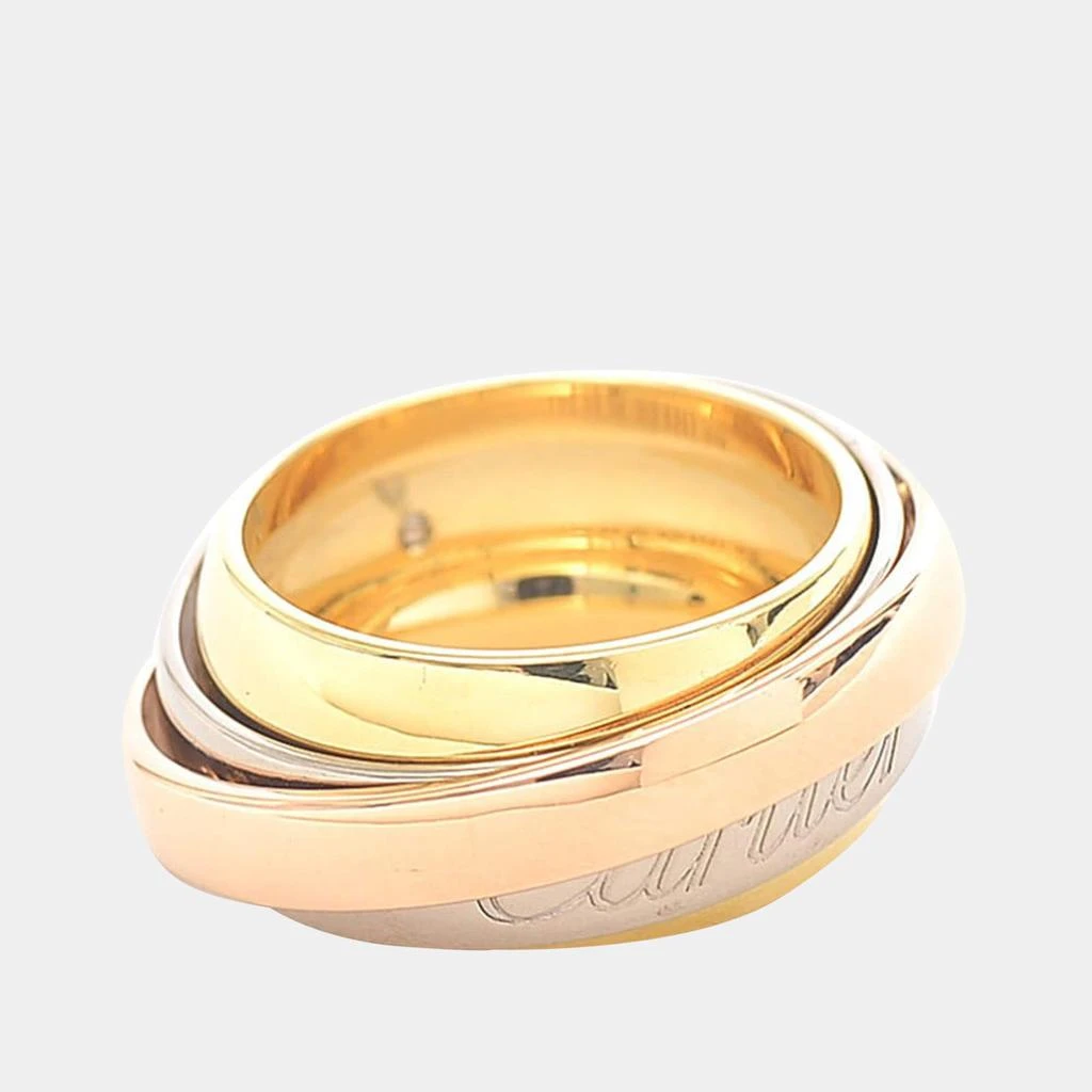 商品[二手商品] Cartier|Cartier Vintage Must Essence 18K Yellow Gold Rose Gold and White Gold Ring EU 50,价格¥12650,第3张图片详细描述