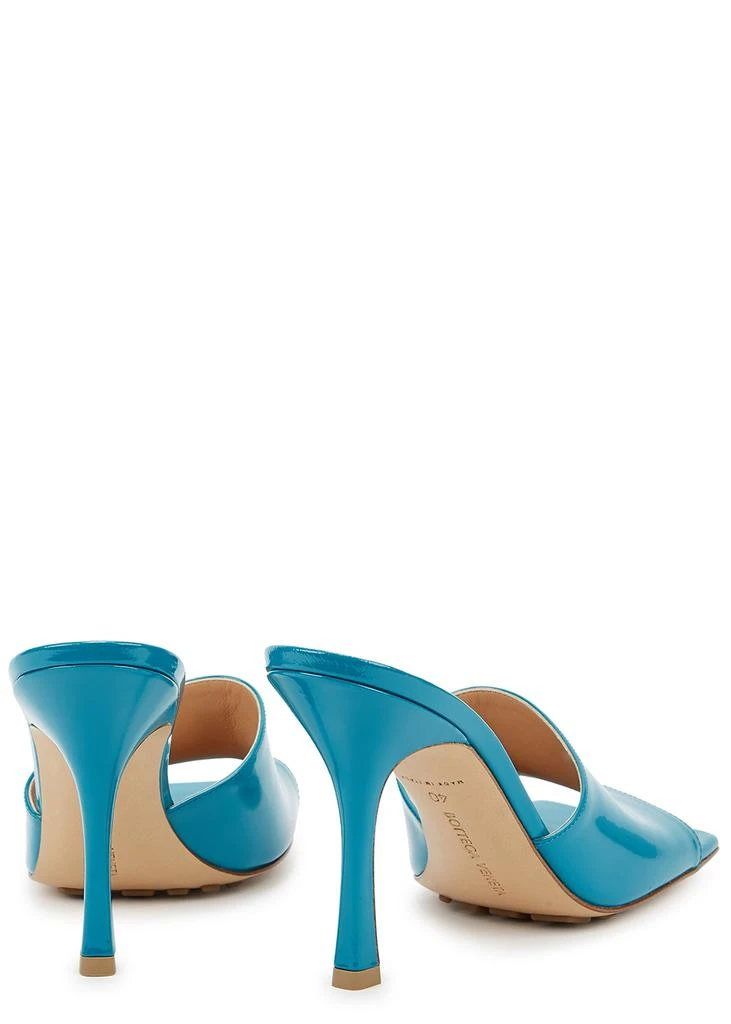 商品Bottega Veneta|Stretch 90 turquoise leather mules,价格¥4513,第3张图片详细描述