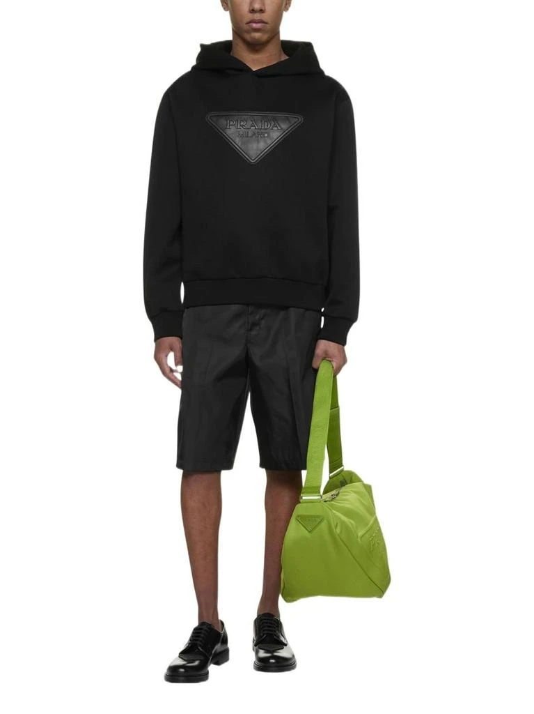 商品Prada|Prada men's black cotton sweatshirt,价格¥8908,第5张图片详细描述