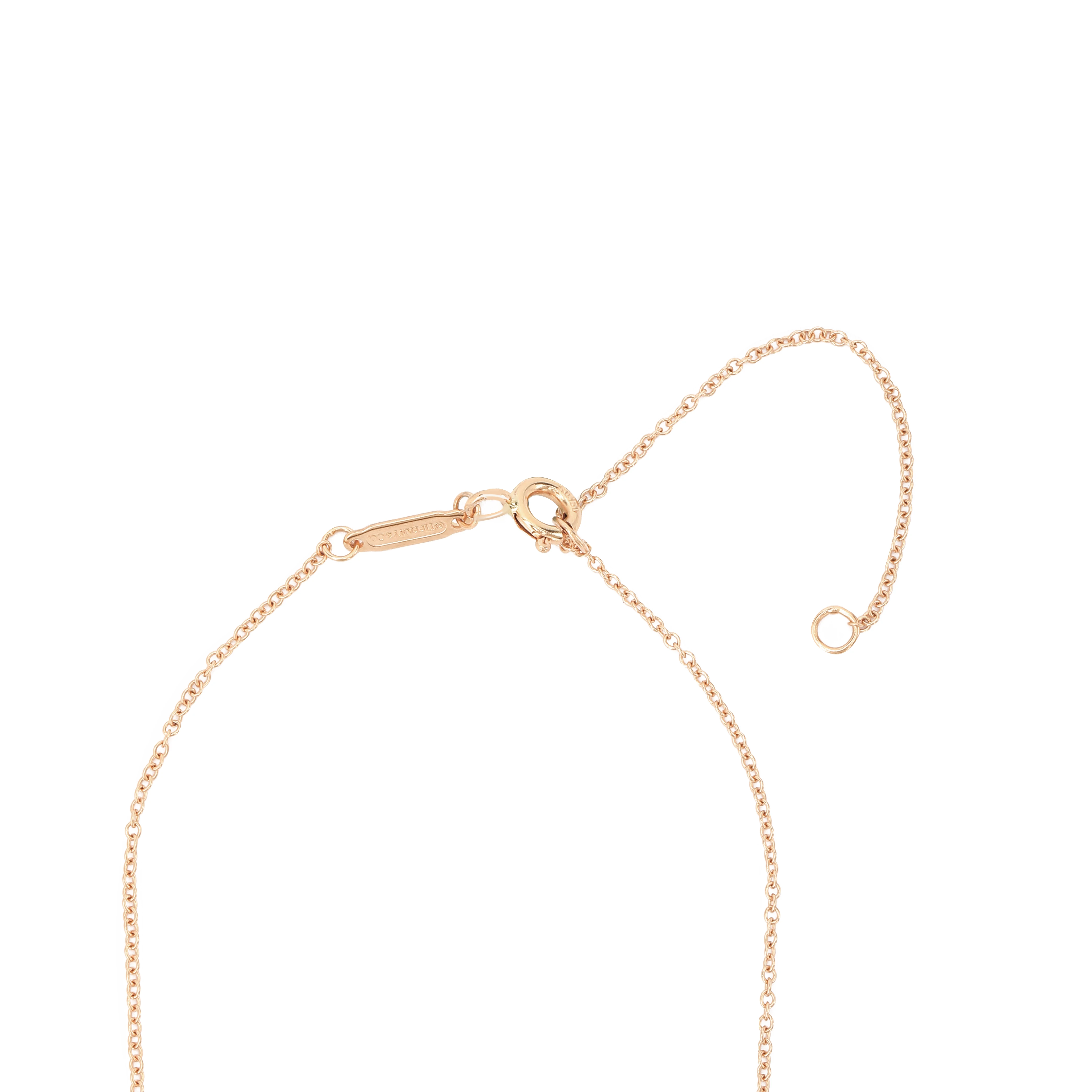 商品[国内直发] Tiffany & Co.|蒂芙尼 Infinity系列 迷你吊坠无限8字 轻奢 18k玫瑰金 项链 女款,价格¥5364,第5张图片详细描述