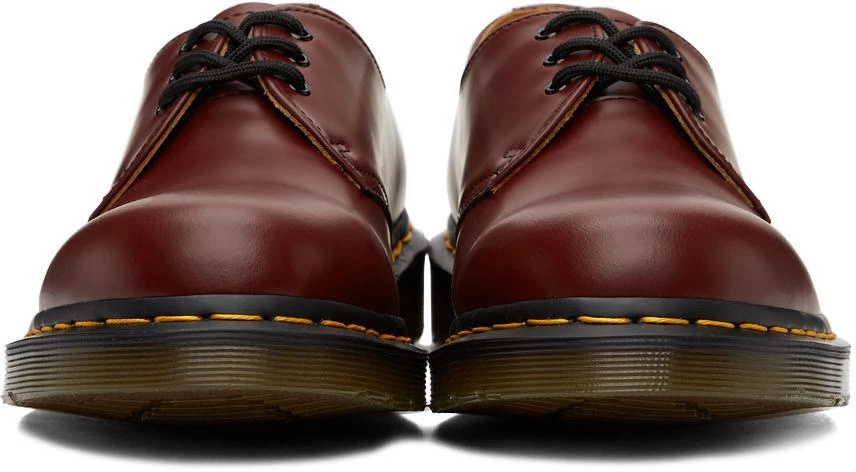 商品Dr. Martens|Burgundy Smooth 1461 Derbys,价格¥562,第2张图片详细描述