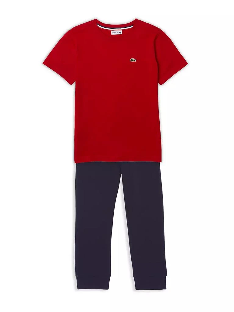 商品Lacoste|Toddler's, Little Boy's &amp; Boy's Plain Cotton Tee,价格¥158,第2张图片详细描述