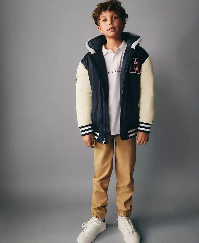 商品Tommy Hilfiger|Big Boys 8-20 Tommy Relaxed Fit Bomber Jacket,价格¥346,第5张图片详细描述