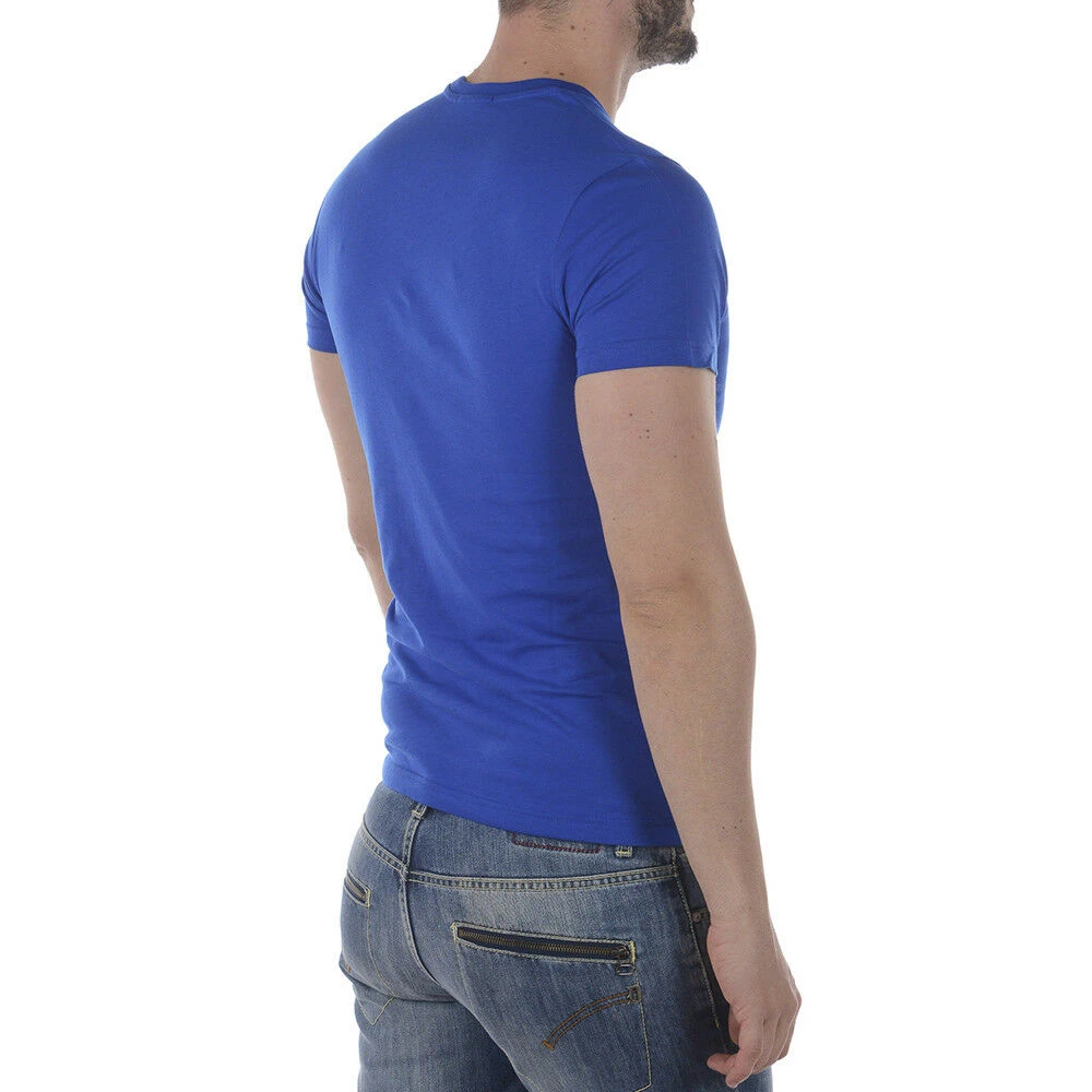 VERSACE 男士蓝色棉质短袖T恤 B3GRA77F-36610-202 商品