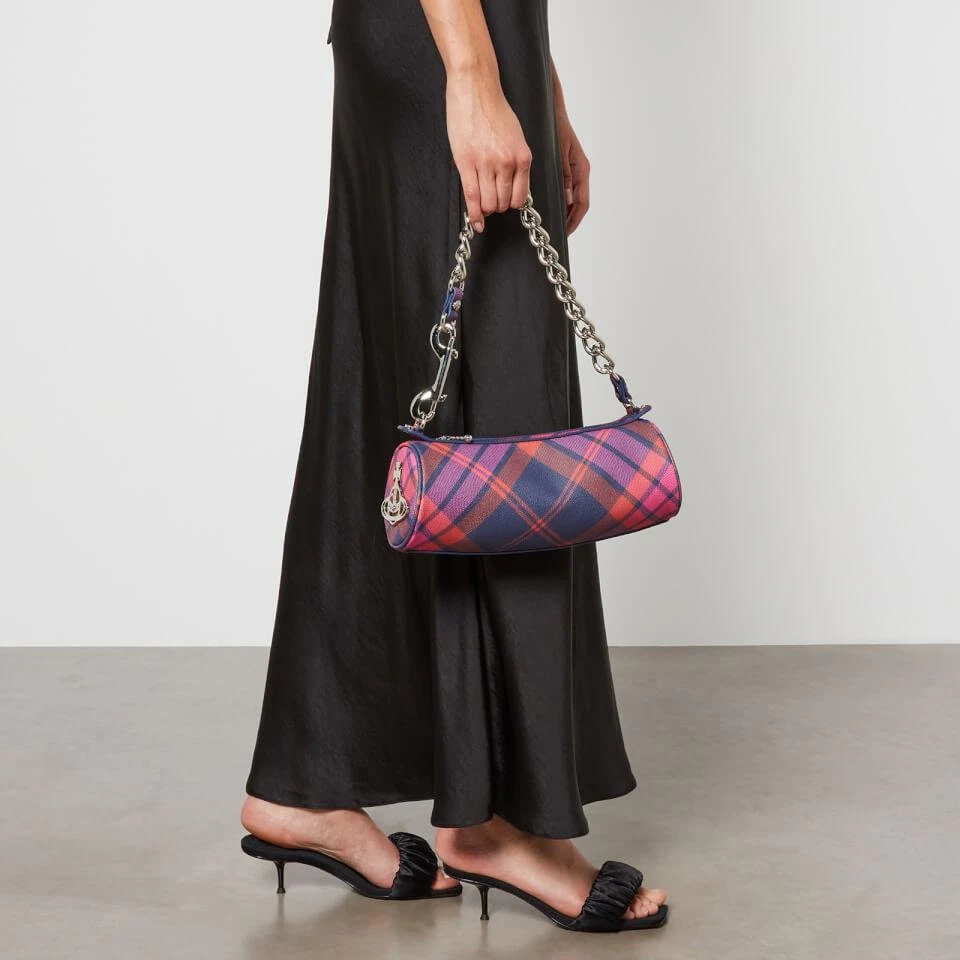商品Vivienne Westwood|女式 独家 Cindy Cylinder 印花皮革包,价格¥2908,第2张图片详细描述