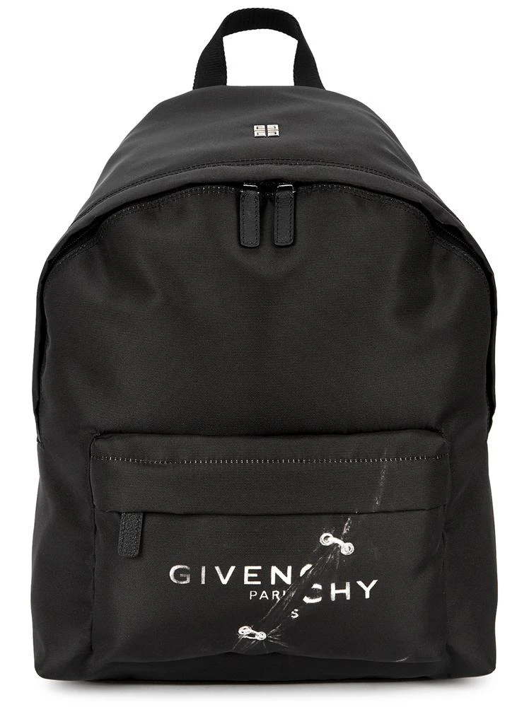 商品Givenchy|Black printed canvas backpack,价格¥4846,第1张图片