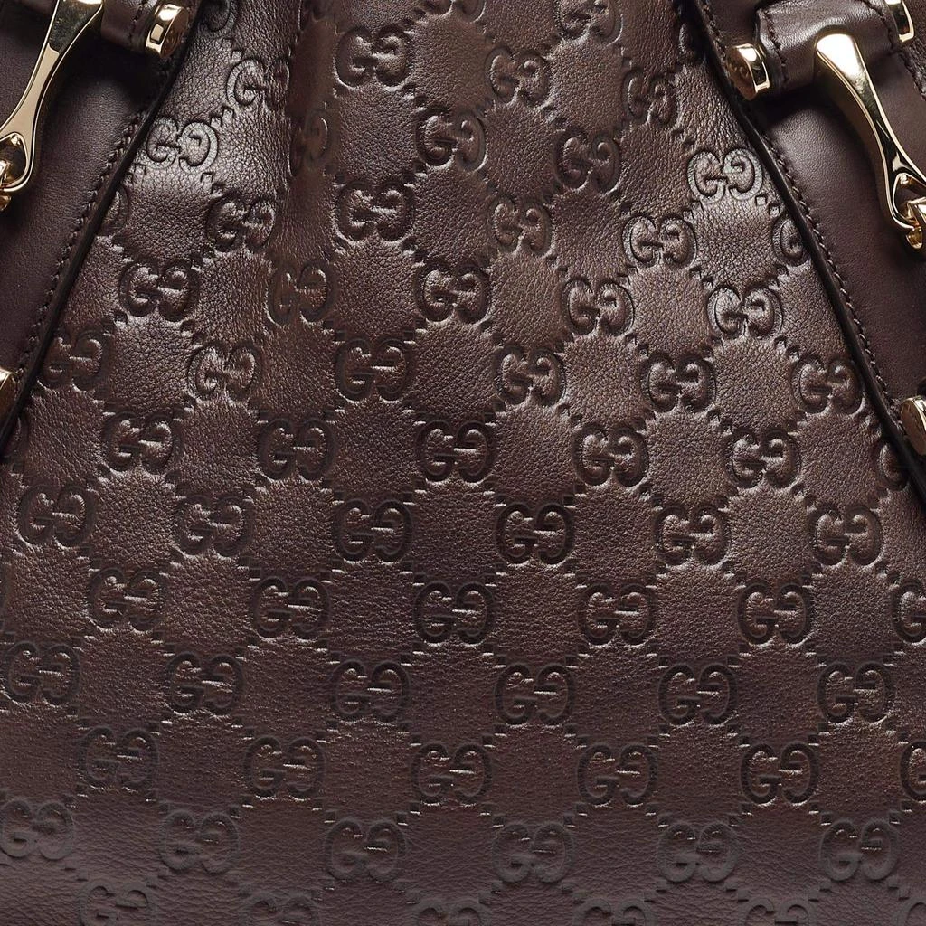 商品[二手商品] Gucci|Gucci Dark Brown Guccissima Leather Small Pelham Shoulder Bag,价格¥5016,第5张图片详细描述