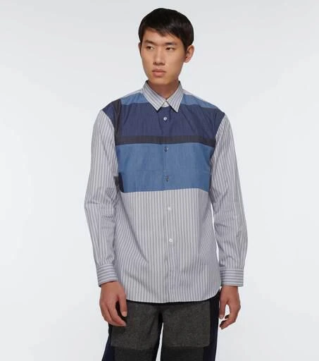 商品Comme des Garcons|长袖棉质拼接衬衫,价格¥2271,第3张图片详细描述