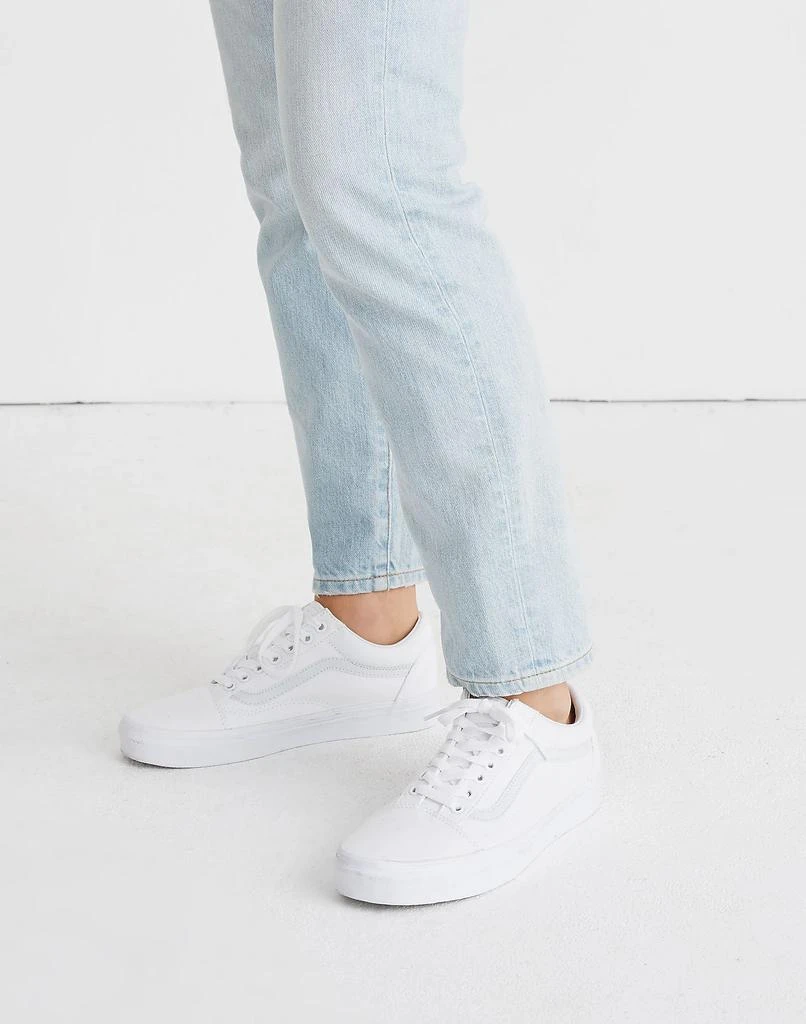 商品Vans|Unisex Old Skool Lace-Up Sneakers in Canvas and Suede,价格¥477,第4张图片详细描述