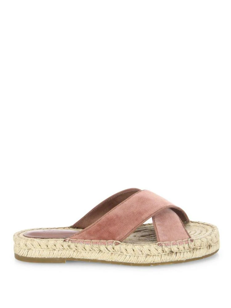 商品Joie|Ianna Velvet Crisscross Espadrille Slides,价格¥564,第5张图片详细描述