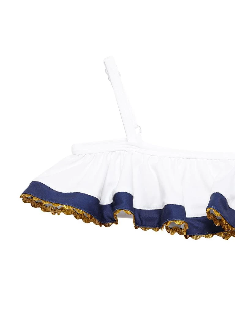 商品MONNALISA|Ruffled Tech Bikini,价格¥797,第1张图片详细描述