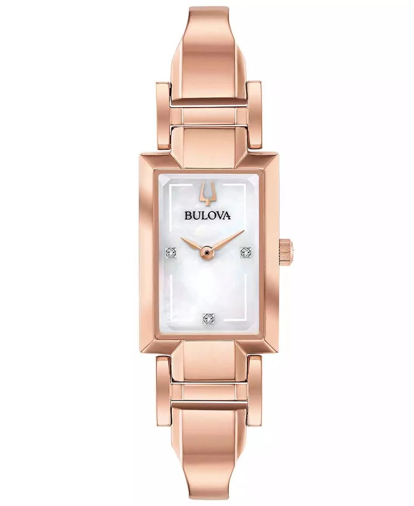 商品Bulova|女表 女款时尚手表  石英机芯 18x33mm,价格¥1353,第1张图片