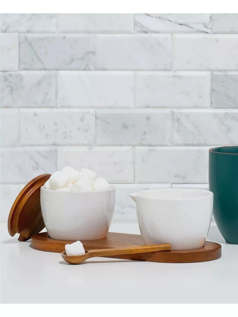 商品Nambé|Duets Sugar & Creamer Set,价格¥375,第3张图片详细描述