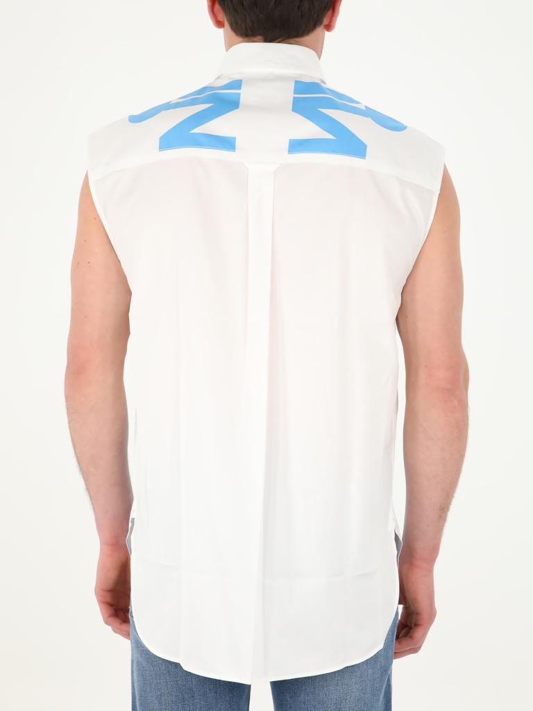商品Burberry|Sleeveless shirt,价格¥2746,第6张图片详细描述
