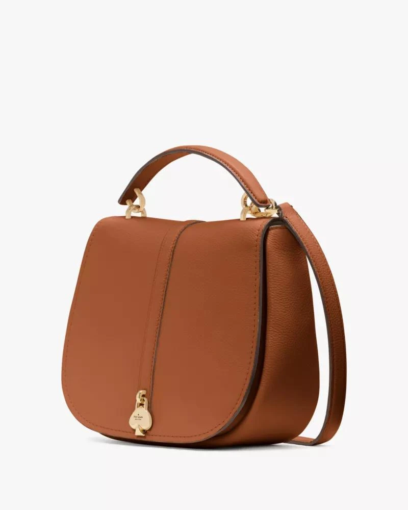Kayla Pebbled Leather Saddle Bag 商品