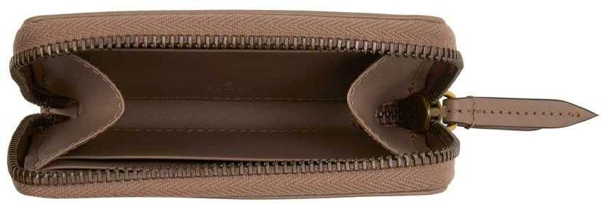 商品Gucci|Taupe GG Marmont Matelassé Zip Card Holder,价格¥4646,第3张图片详细描述