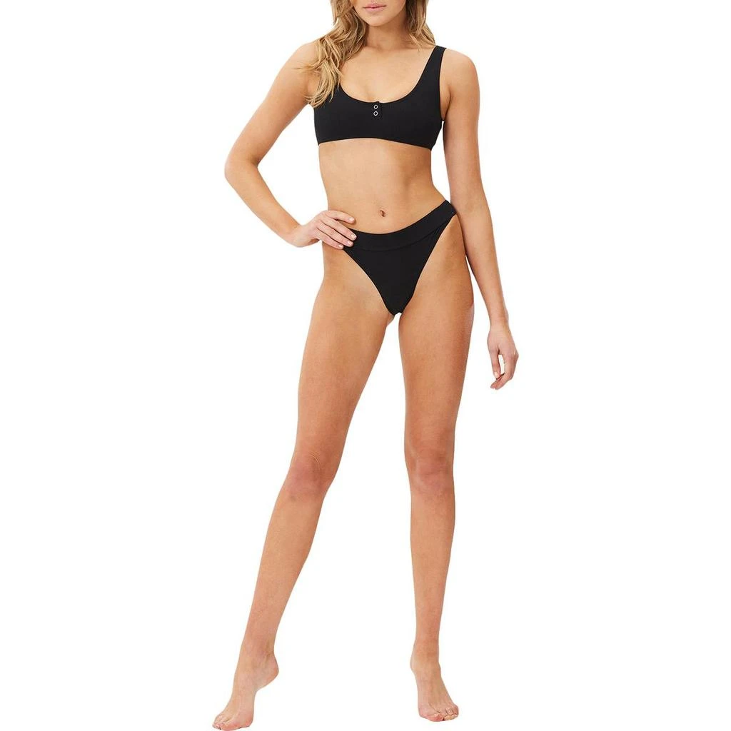 商品Charlie Holiday|Charlie Holiday Badlands Ribbed Scoopneck Bikini Swim Top Separate,价格¥70,第4张图片详细描述