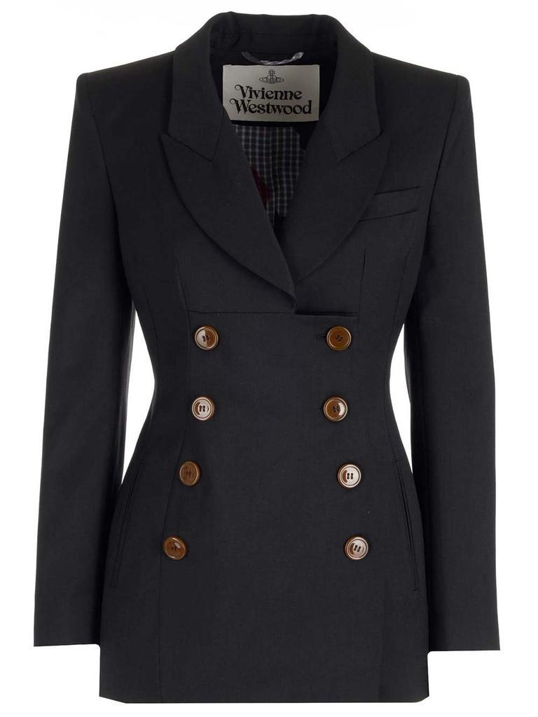 商品Vivienne Westwood|Vivienne Westwood Double Breasted Tailored Blazer,价格¥6881,第1张图片