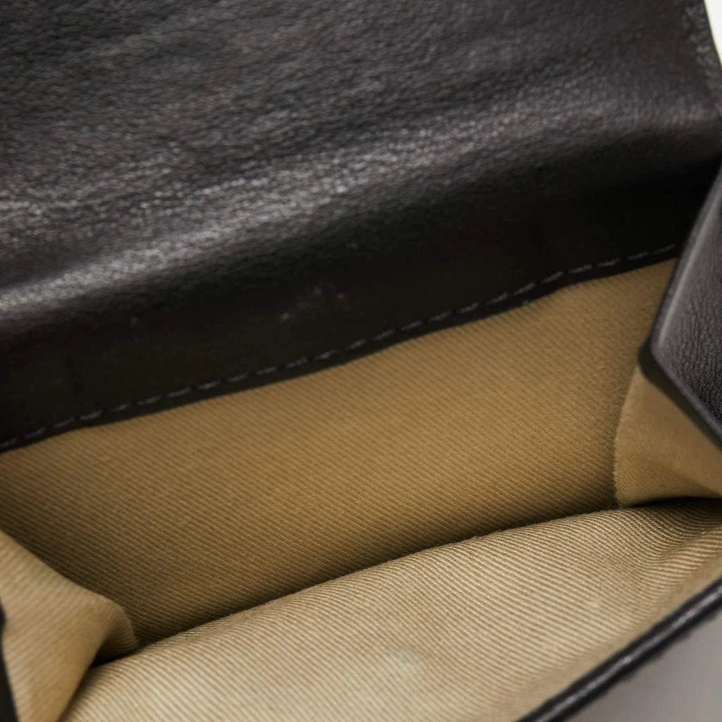 商品[二手商品] Givenchy|Givenchy Grey/Black Monogram Canvas Compact Wallet,价格¥890,第3张图片详细描述