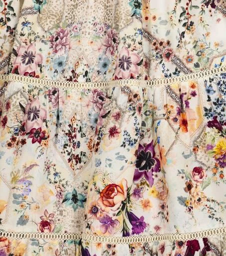 商品Camilla|Embellished floral skirt,价格¥963,第3张图片详细描述
