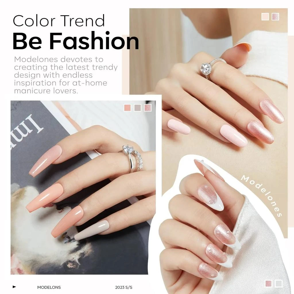 6 Shades Gel Nail Polish Set Collection 商品