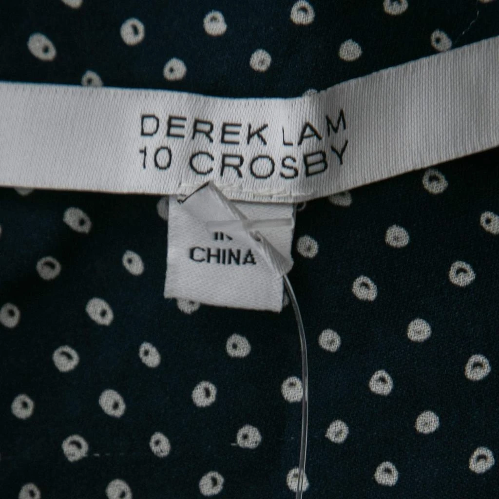 商品Derek Lam|Derek Lam 10 Crosby Blue Printed Silk Tiered Dress and Blouse Set M,价格¥998,第5张图片详细描述