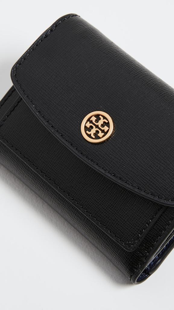 商品Tory Burch|Tory Burch Robinson Flap Mini Wallet,价格¥1100,第6张图片详细描述