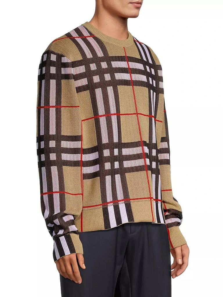 商品Burberry|Hugo Check Sweater,价格¥8168,第4张图片详细描述