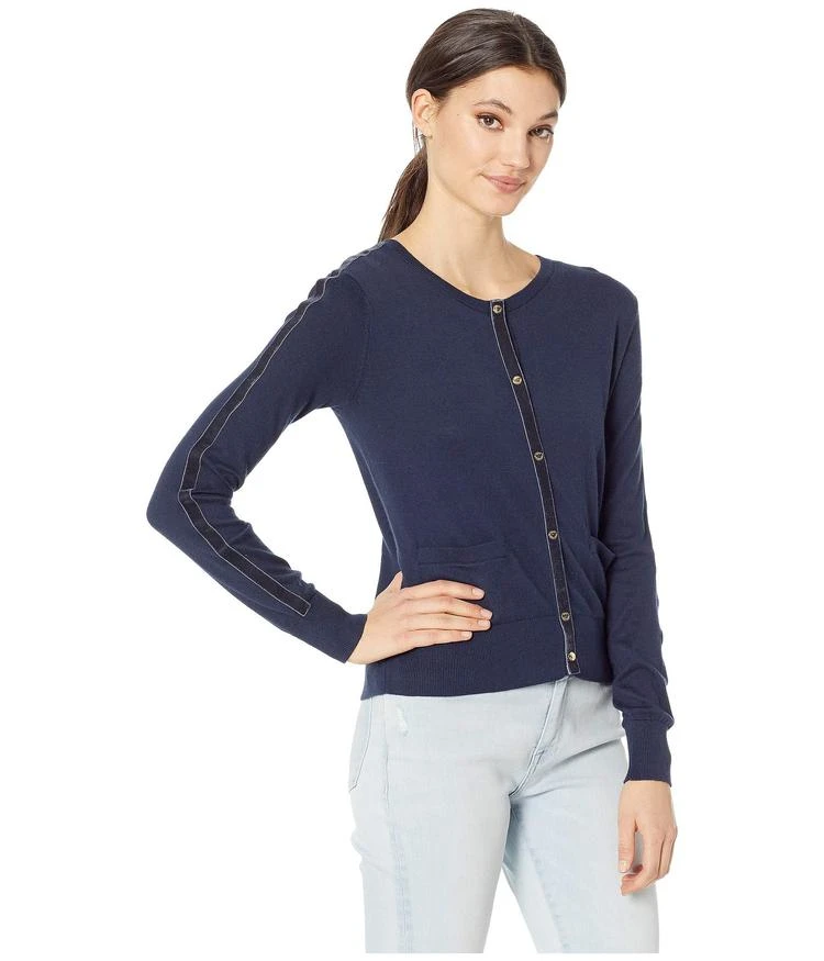 商品Juicy Couture|Soft Woven Cardigan w/ Velvet Trim,价格¥292,第4张图片详细描述