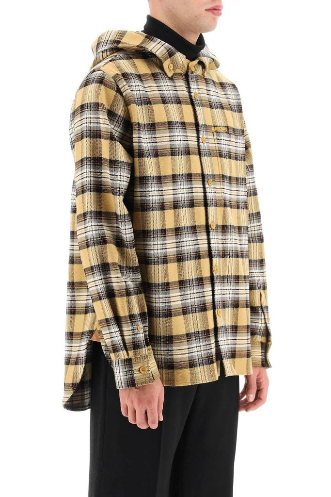 商品Burberry|HEAVY COTTON HOODED OVERSHIRT,价格¥3622,第3张图片详细描述