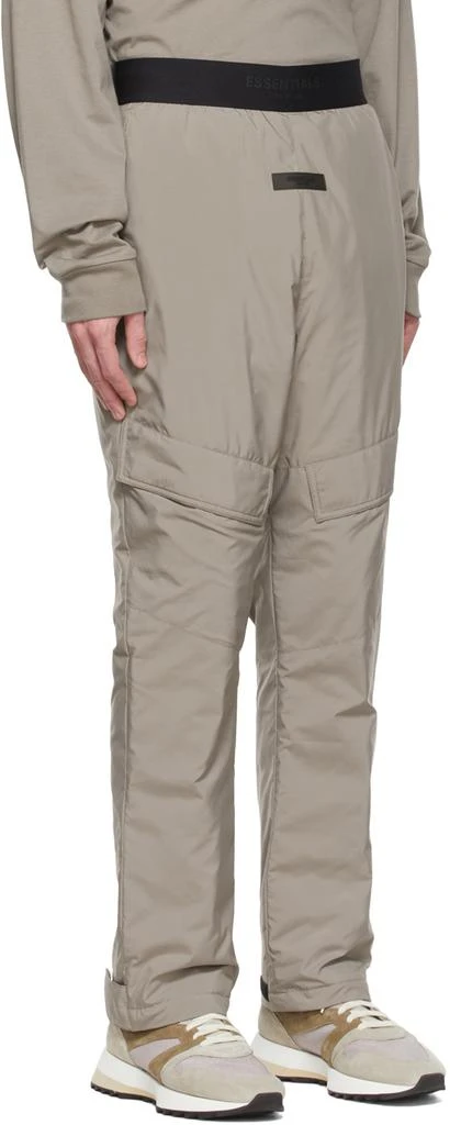 商品Essentials|Taupe Polyester Cargo Pants,价格¥463,第2张图片详细描述