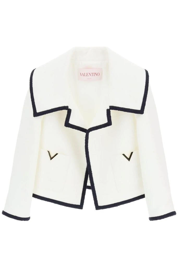 商品Valentino|Valentino crisp tweed jacket,价格¥15076,第1张图片
